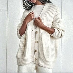 Jenni Kane 70% Baby Alpaca Cocoon Cardigan Sweater sz XS
